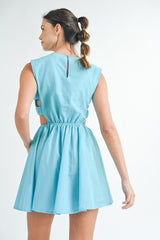 LEIGHTON SIDE CUT OUT MINI DRESS