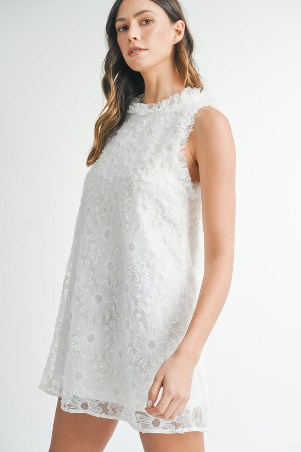 MAIA EMBELLISHED SHIFT DRESS
