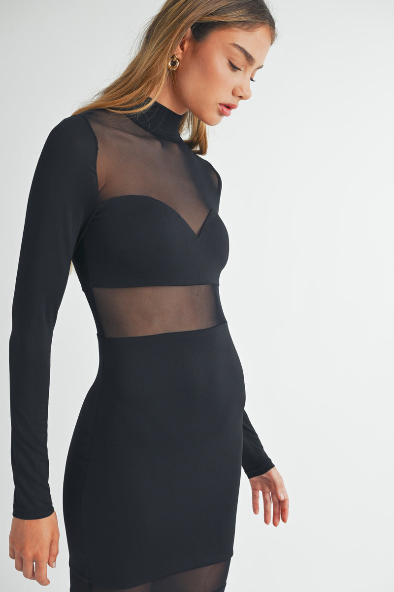 KEZIAH SPLICED MERMAID MAXI DRESS
