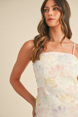 ZANE FLORAL TUBE MINI DRESS