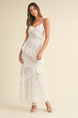 KELLEN TIERED RUFFLED MAXI DRESS