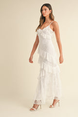 KELLEN TIERED RUFFLED MAXI DRESS