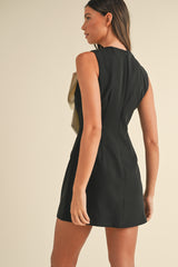 IDALIA SLEEVELESS MASSIVE RIBBON MINI DRESS