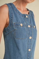 SORAYA DENIM MINI DRESS