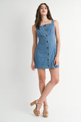 MICHAELA DENIM MINI DRESS