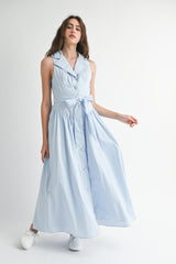 REGINA JACKET COLLAR MIDI DRESS