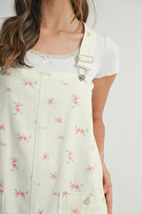 CLARABEL DITZY FLORAL OVERALL MINI DRESS