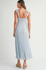 DALEYZA SHOULDER TIE SWEATER DRESS