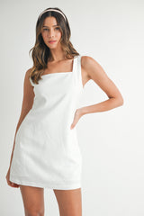 ELSIE SQUARE NECK MINI DRESS