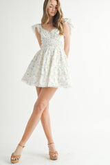 INARA FLORAL PRINTED MINI DRESS