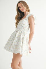 INARA FLORAL PRINTED MINI DRESS