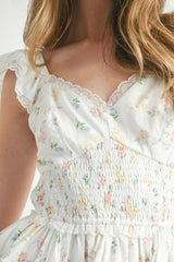 INARA FLORAL PRINTED MINI DRESS