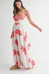 SIENNA PRINTED CAMI MAXI DRESS