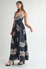 SIENNA PRINTED CAMI MAXI DRESS