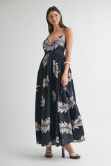SIENNA PRINTED CAMI MAXI DRESS