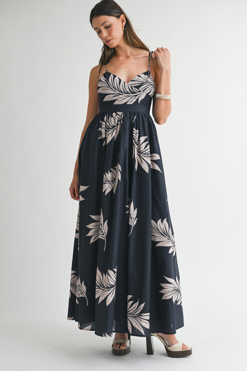 SIENNA PRINTED CAMI MAXI DRESS