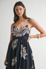 SIENNA PRINTED CAMI MAXI DRESS