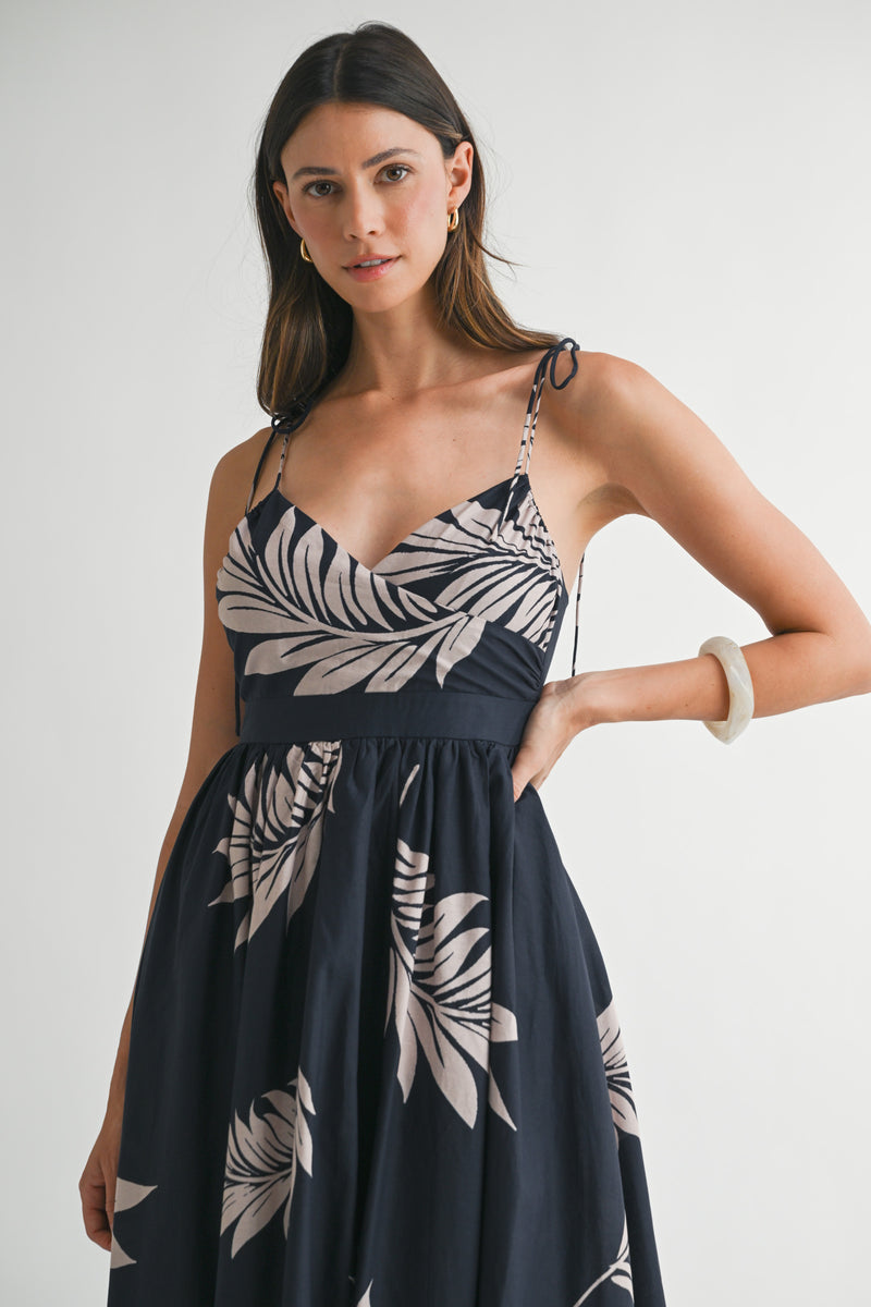 SIENNA PRINTED CAMI MAXI DRESS