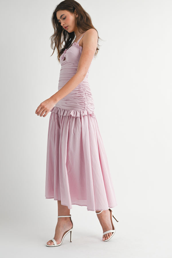KYLA SLEEVELESS MIDI DRESS