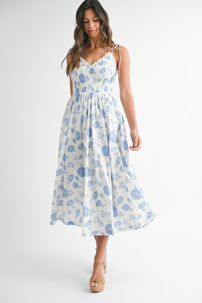 JADE FLORAL PRINTED CAMI DRESS