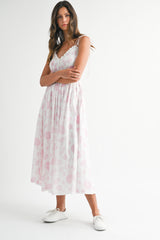 JADE FLORAL PRINTED CAMI DRESS