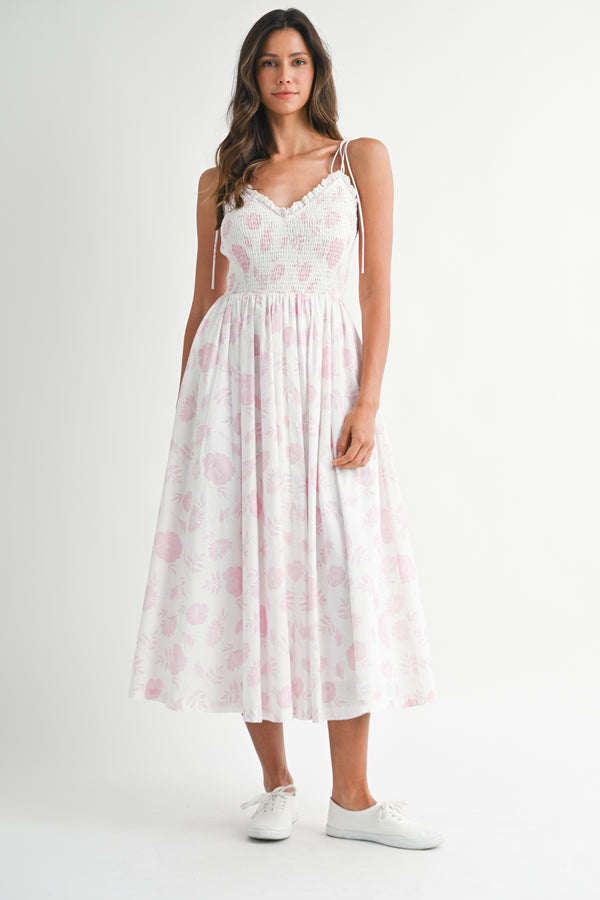 JADE FLORAL PRINTED CAMI DRESS