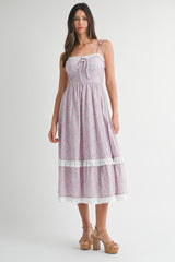 CASSANDRA FIT AND FLARE DRESS