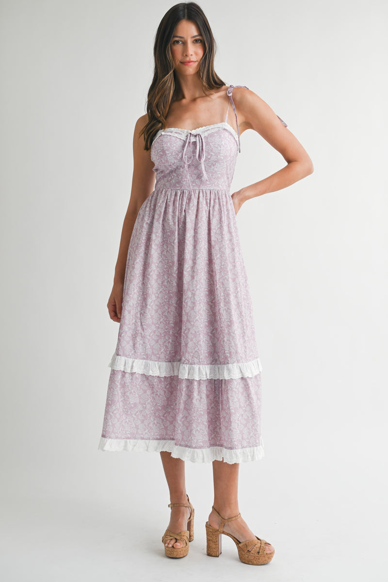 CASSANDRA FIT AND FLARE DRESS