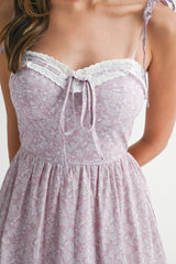 CASSANDRA FIT AND FLARE DRESS