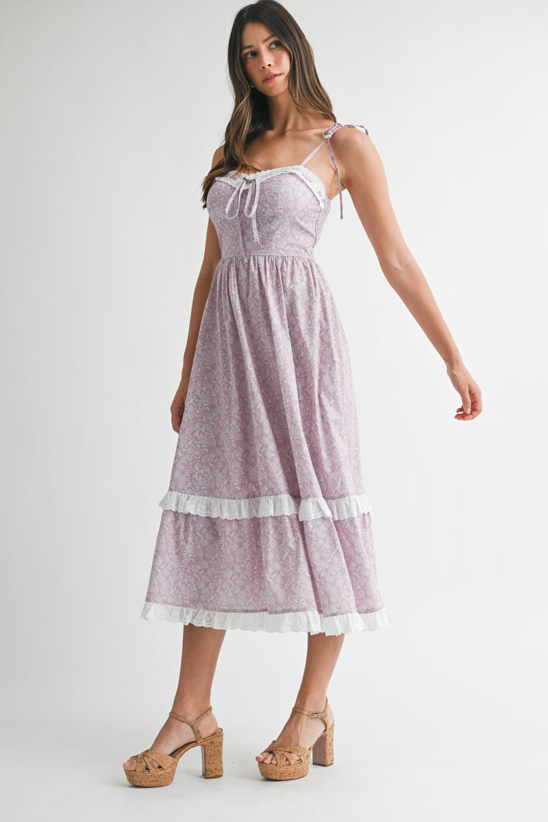 CASSANDRA FIT AND FLARE DRESS