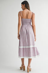 CASSANDRA FIT AND FLARE DRESS