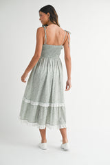 CASSANDRA FIT AND FLARE DRESS