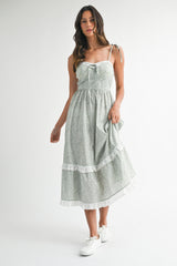 CASSANDRA FIT AND FLARE DRESS
