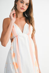 AUBREY PRINTED CAMI MIDI DRESS