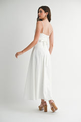 LATRICE LACE TRIM STRAP SHOULDER DRESS
