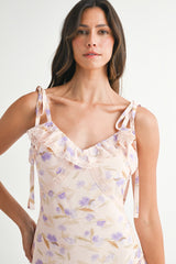 SOLEIL ACYMMETRIC MAXI DRESS