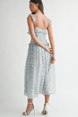 MOLLY FLORAL MIDI DRESS