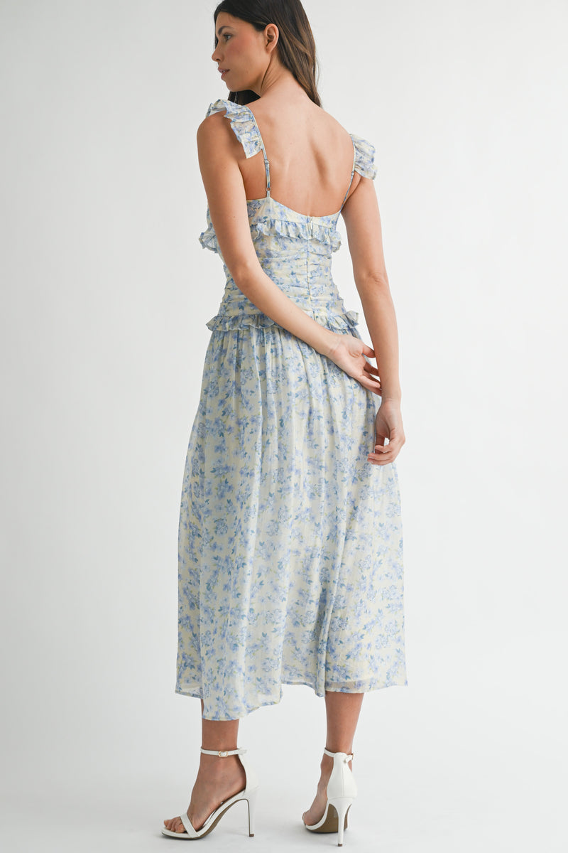 MOLLY FLORAL MIDI DRESS