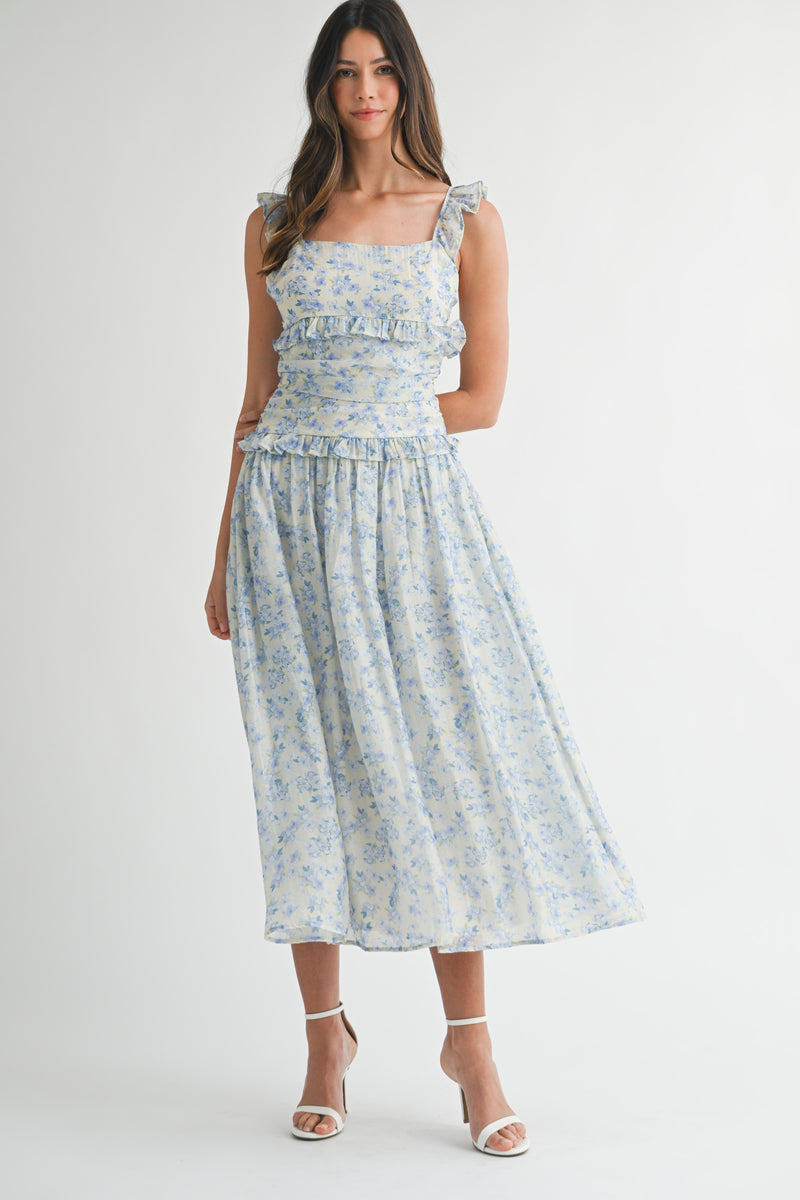 MOLLY FLORAL MIDI DRESS