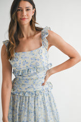 MOLLY FLORAL MIDI DRESS