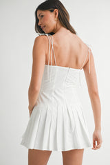TIANA TUBE PLEATED DETAIL MINI DRESS