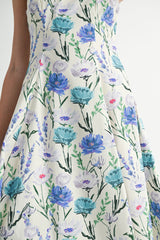 DIANA FLORAL SLEEVELESS MAXI DRESS