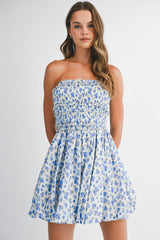 MERCY BODICE BUBBLE MINI DRESS