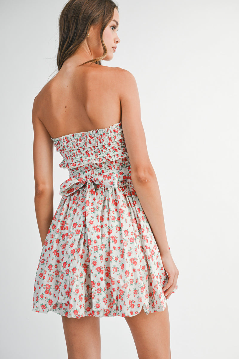 MERCY BODICE BUBBLE MINI DRESS