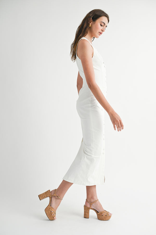 CALLIOPE SLEEVELESS MIDI DRESS