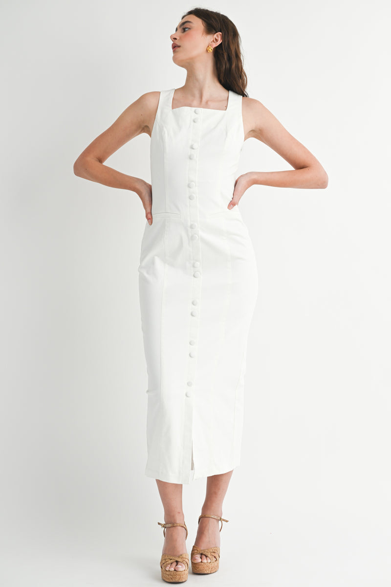 CALLIOPE SLEEVELESS MIDI DRESS
