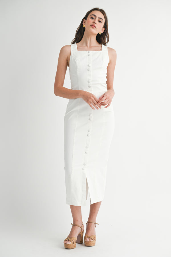 CALLIOPE SLEEVELESS MIDI DRESS