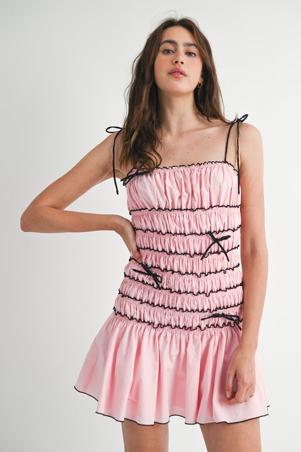 VALENTINA SLEEVELESS MINI DRESS