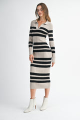 MARGOT RIBBED KNIT DRESS