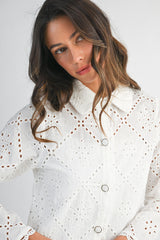 GENESIS EYELET SHIRTS DRESS